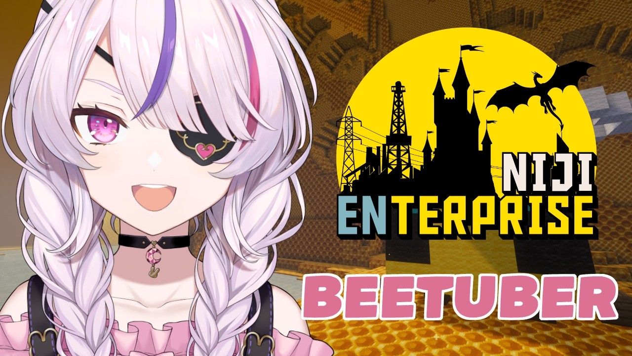 【MINECRAFT #NijiENterprise】FINDING BEE QUEEN : No Tech Re:Farm #6【Maria Marionette | NIJISANJI EN】