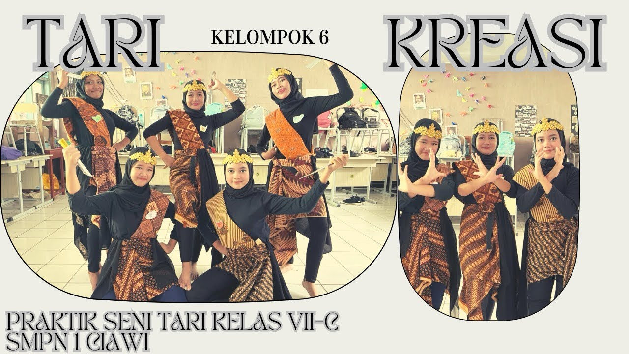 VII-C || Dokumentasi Praktik Seni Tari Siswa Kelas - KELOMPOK 6