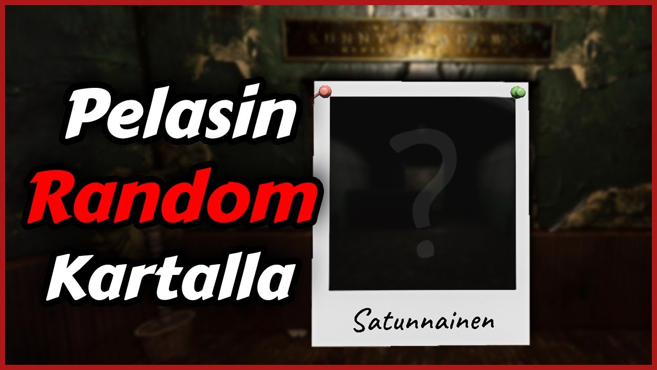 Uskomatonta mik&auml; tuuri satunnaisella kartalla! - Phasmophobia Suomi