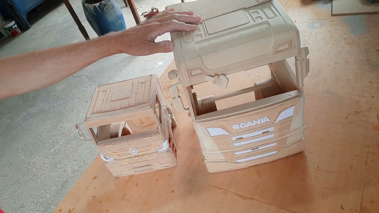 cabine scania nova r500 escala 1/10