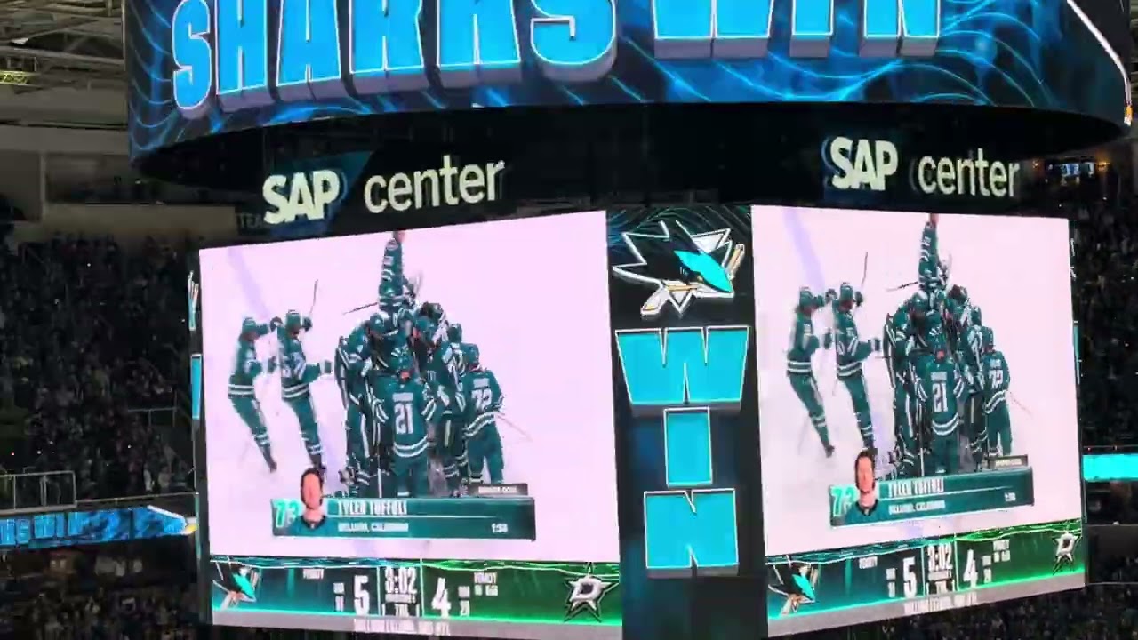 SHARKS WIN AGAINST THE DALLAS