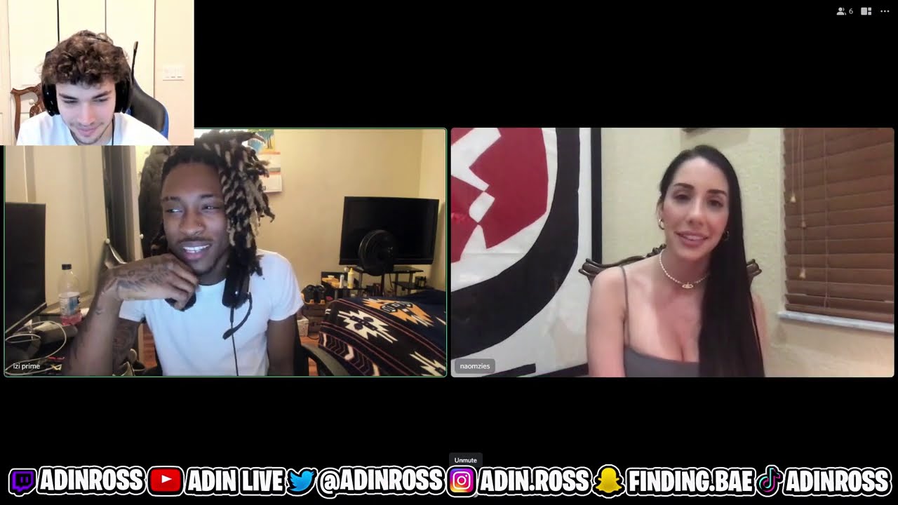 10 Guys Compete For Adin's Sister On Adin Ross's E-Date Show! *VERY FUNNY*