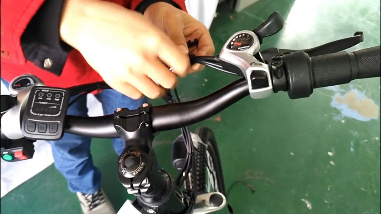 How to install the throttle EU For AN-EB001 AN-EB002 AN-EB003