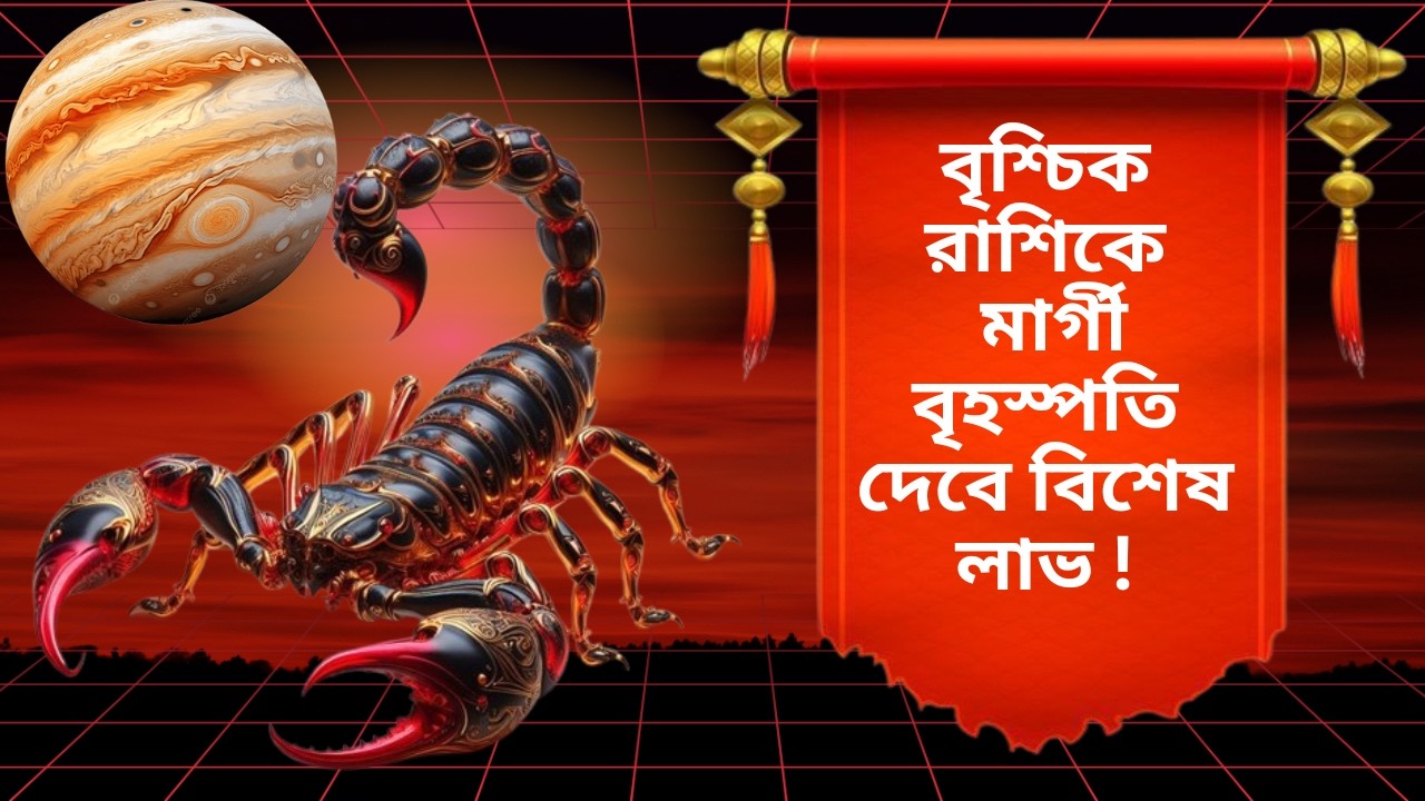বৃশ্চিক রাশিকে মার্গী বৃহস্পতি দেবে বিশেষ লাভ!|Jupiter Direct 11 Mar–1 Jun 2026 Scorpio Big Benefits