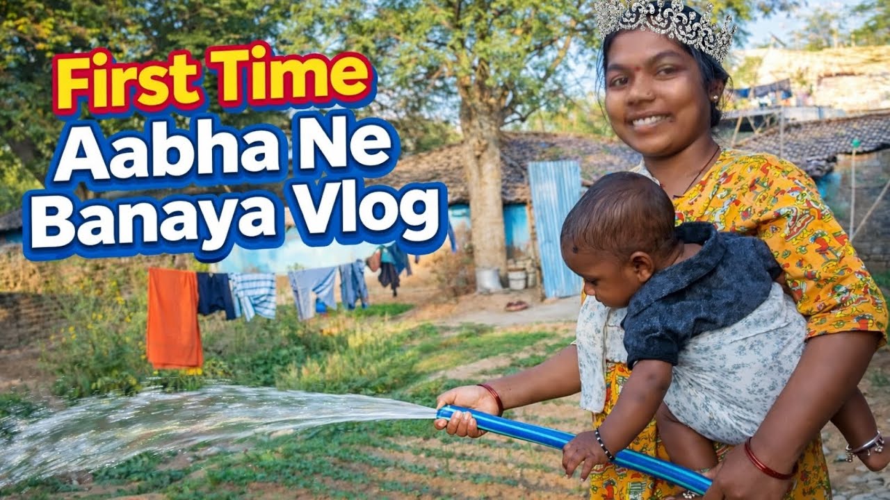 First Time Aabha Ne 😎 Banaya Vlog 