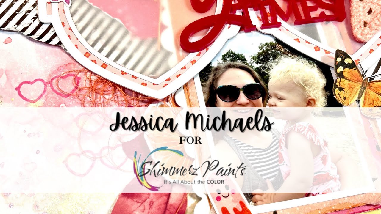 How to: Mixed Media Scrapbooking with Shimmerz Paints!