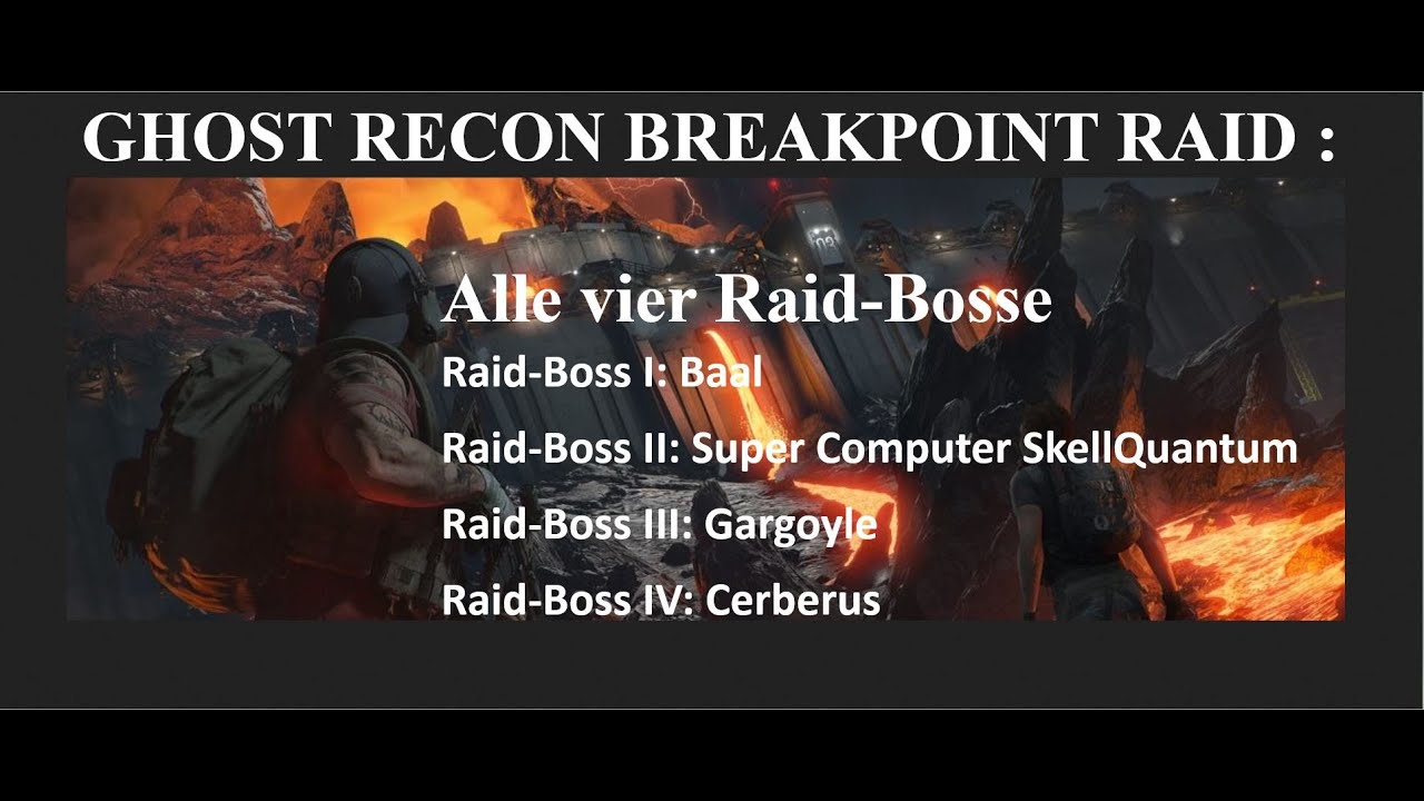 GHOST RECON BREAKPOINT RAID : Alle vier Raid-Bosse !!!! NEU WAFFEN!!!!