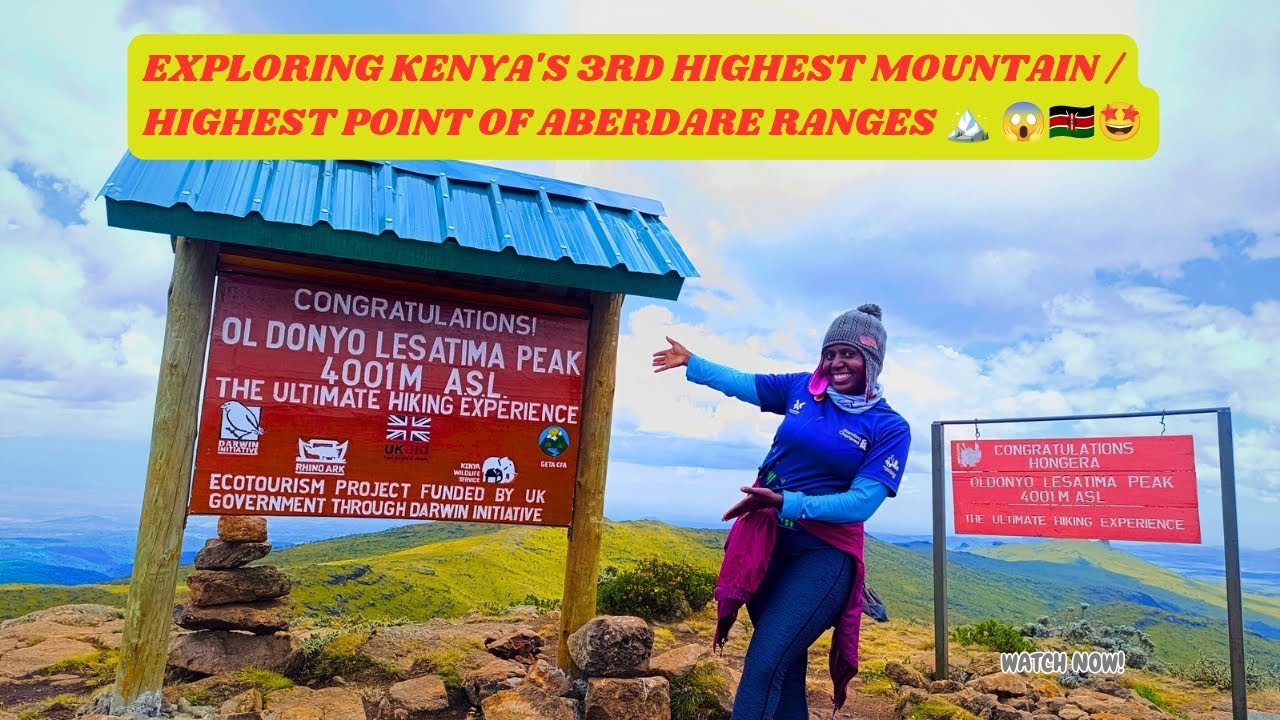 Mt Satima 🏔️ Kenya's Most Underrated Hike 😱🇰🇪 #travel #hiking #vlog