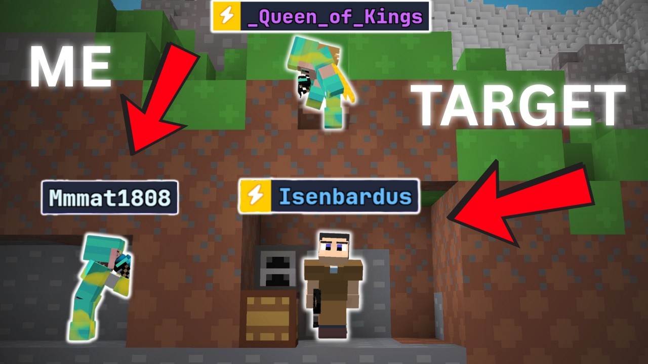 i was hired as a hitman in a bloxd.io manhunt