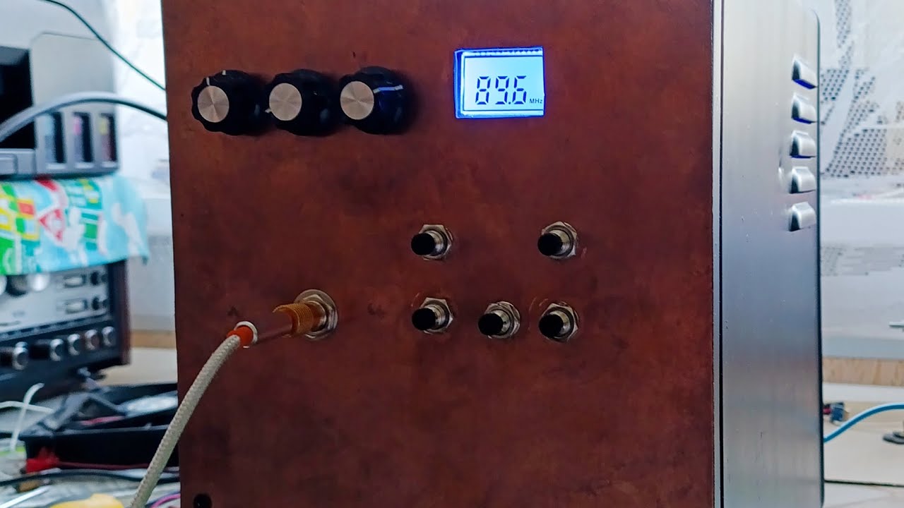 Вещательный стерео УКВ фм 86-108МГц передатчик 5вт