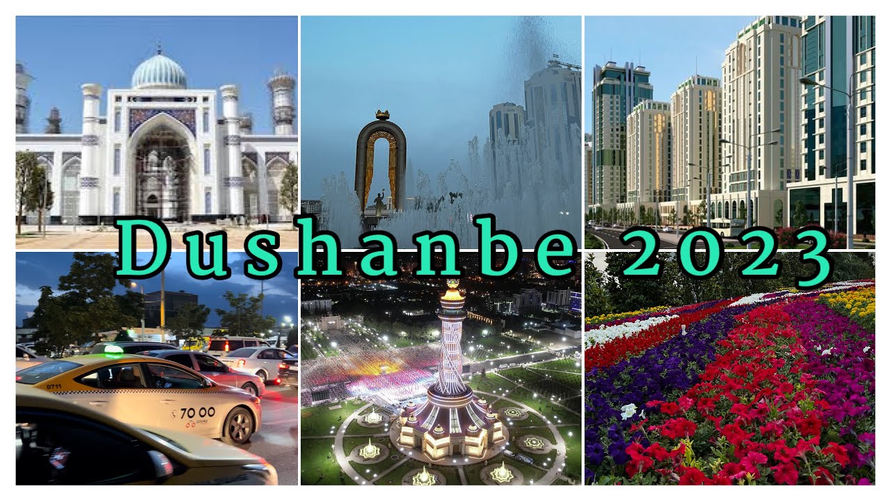 Modern Dushanbe.  Новый Душанбе 2023.