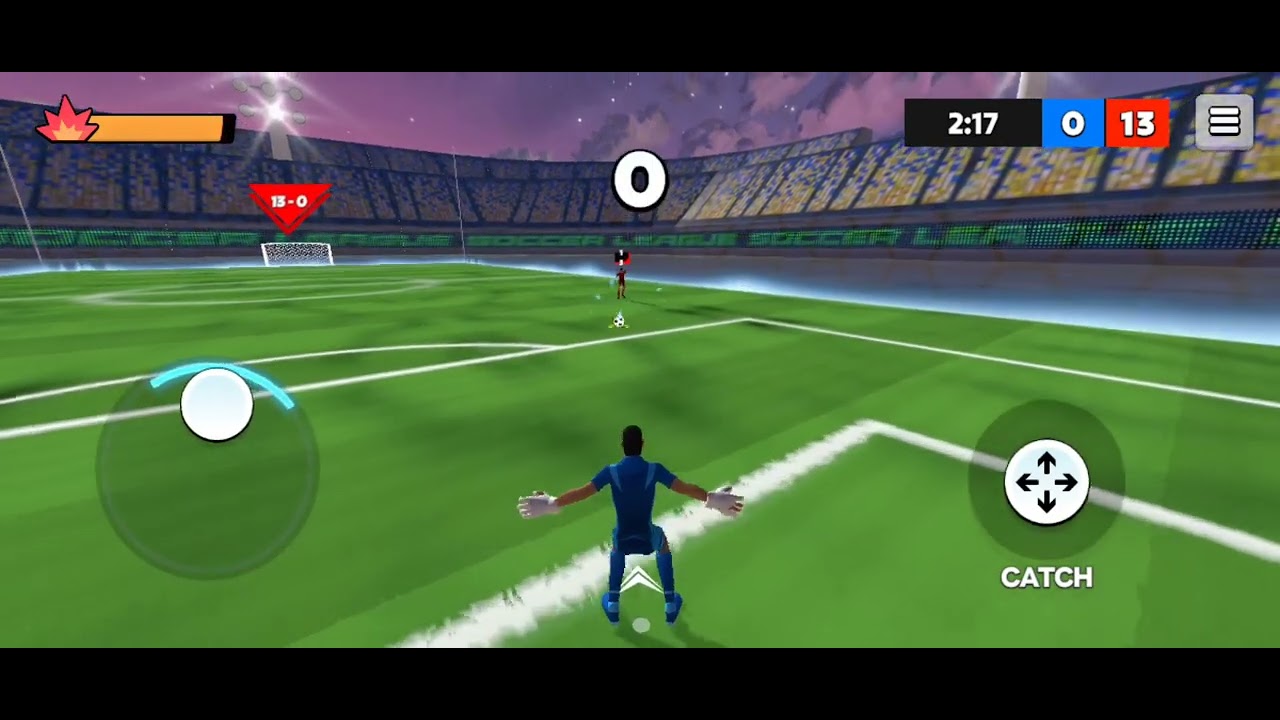 حراسة المرمى في لعبة سوكر ليك Soccer League