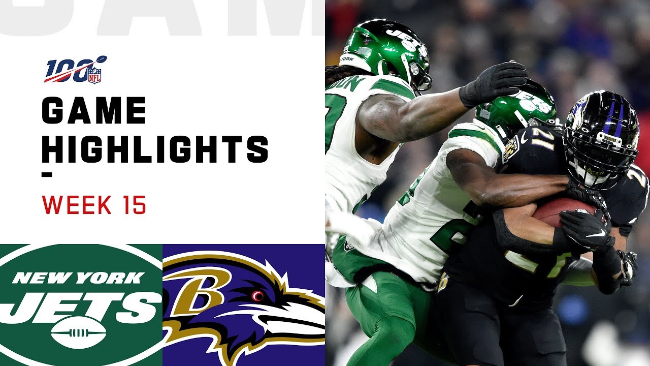 Jets vs. Ravens Week 15 Highlights | NFL 2019