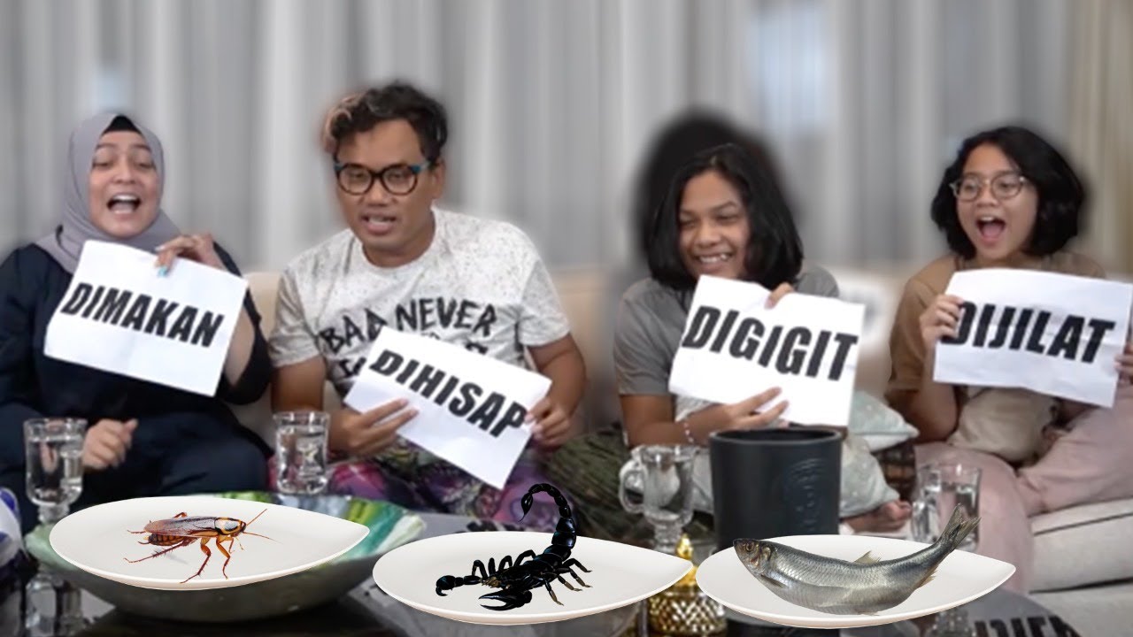 TANTANG MAKAN, JILAT, GIGIT, HISAP ‼ SEMUA MAKANAN MENTAH