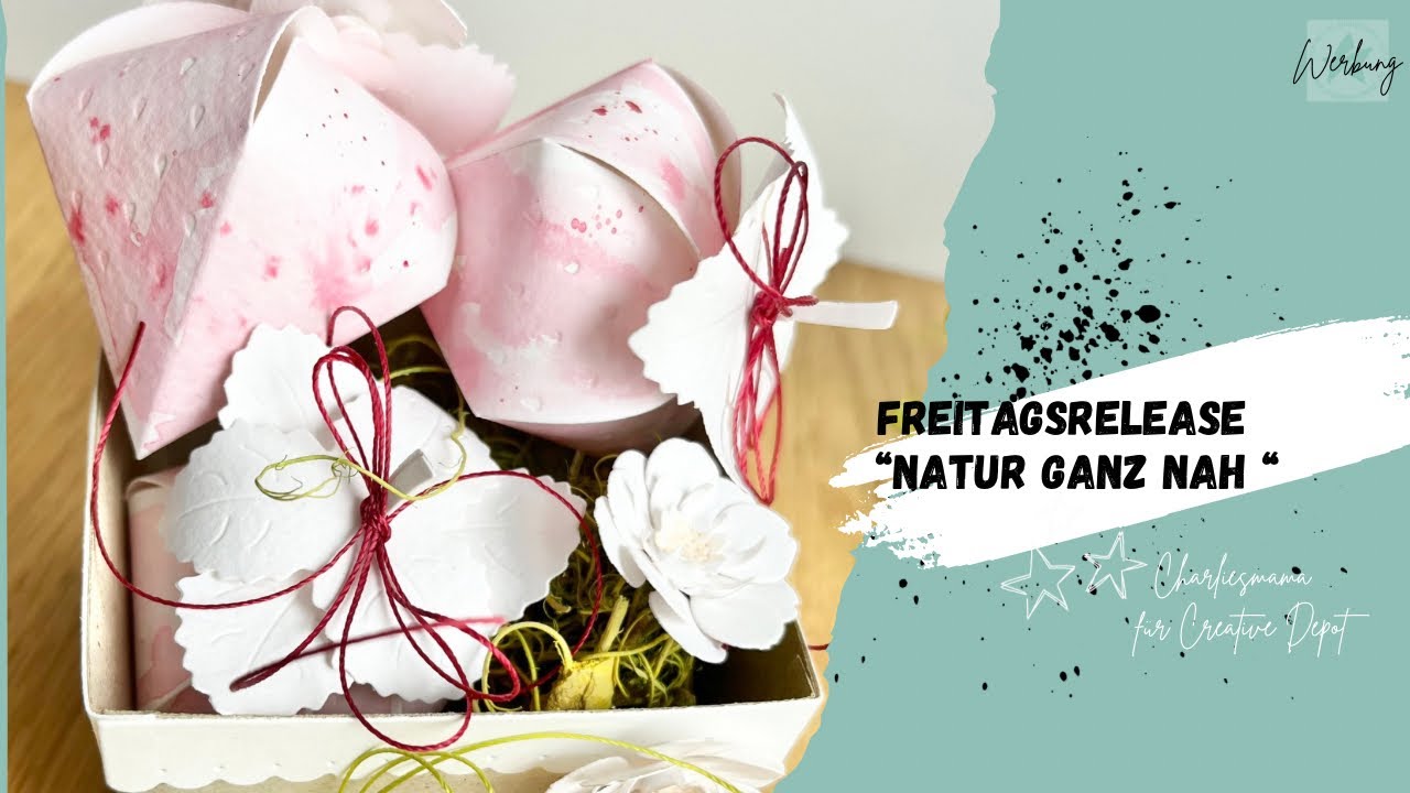 Freitagsrelease bei Creative Depot „Natur ganz nah“ | Projektliebe „Garnspender“ | Erdbeerbox/blüte