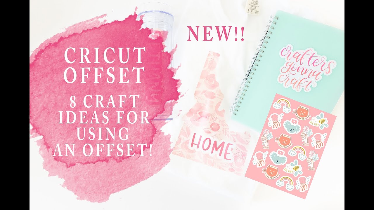 8 Craft Ideas For Using Cricut Offset : How To Do Offset In Cricut Design Space