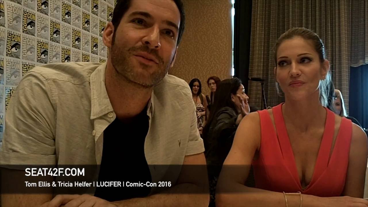 Tom Ellis & Tricia Helfer LUCIFER Interview Comic Con 2016