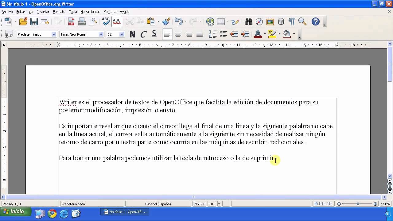 004 Primeros Pasos en Writer (1ª Parte)