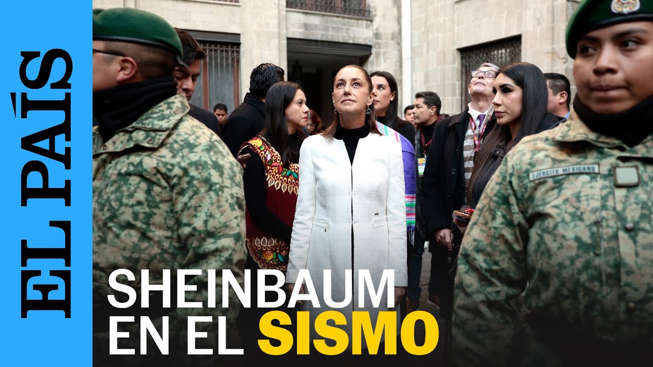 SISMO CDMX | Claudia Sheinbaum desaloja por fuerte sismo en Ciudad de M&eacute;xico