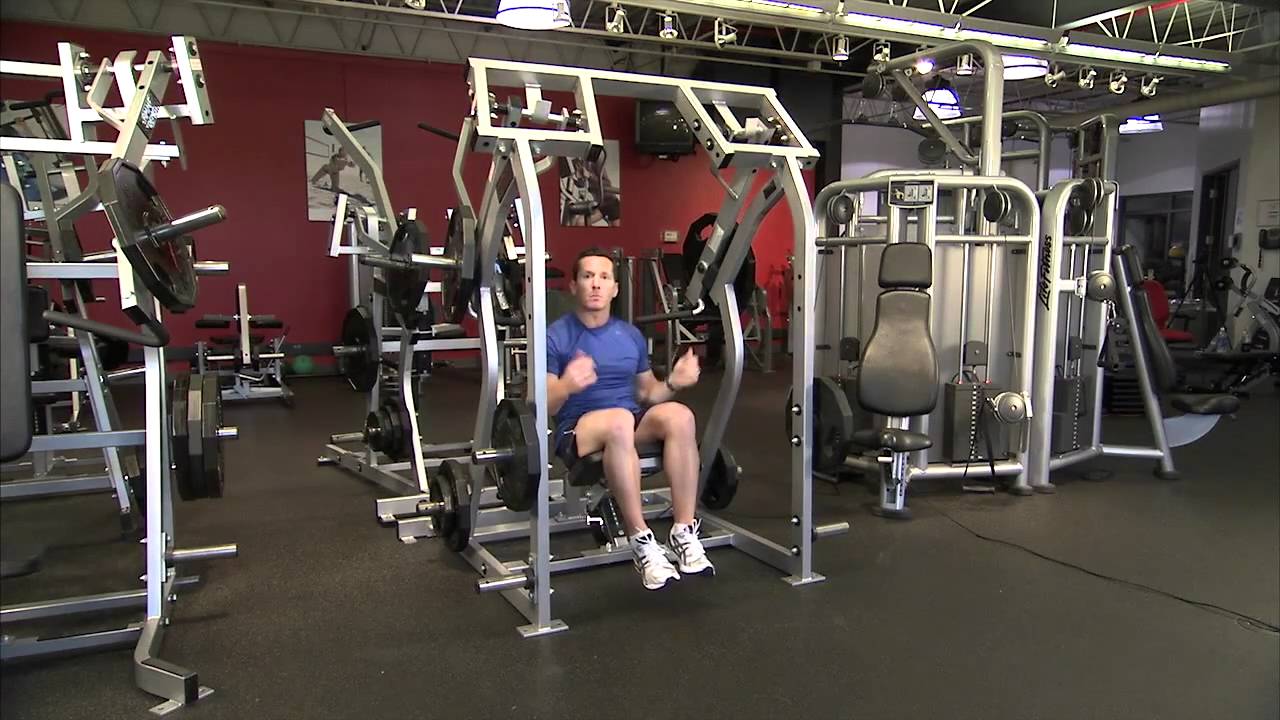 Hammer Strength Plate-Loaded Shoulder Press Instructions