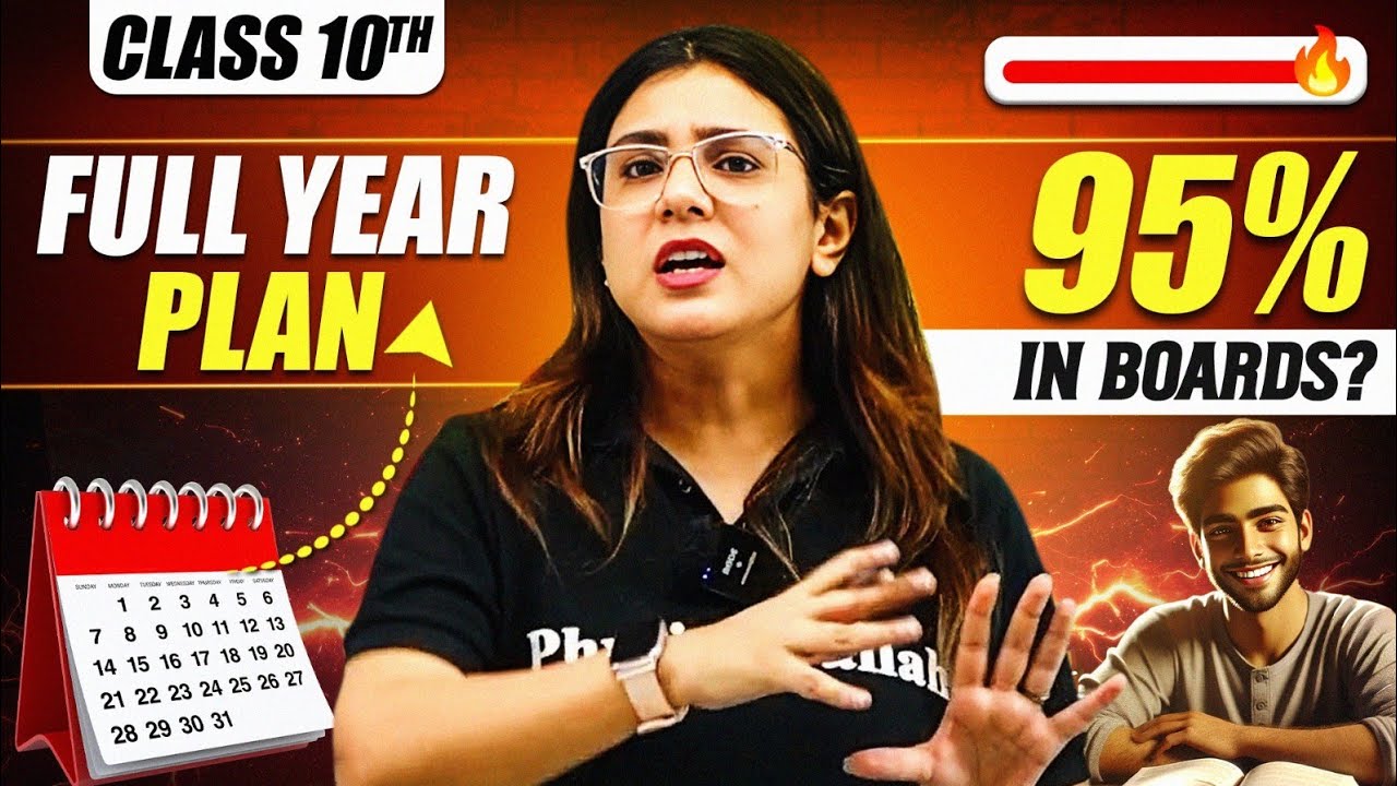 Class 10 Full Year Masterplan 💪🏻 | Score 95%+ in Boards? 💥