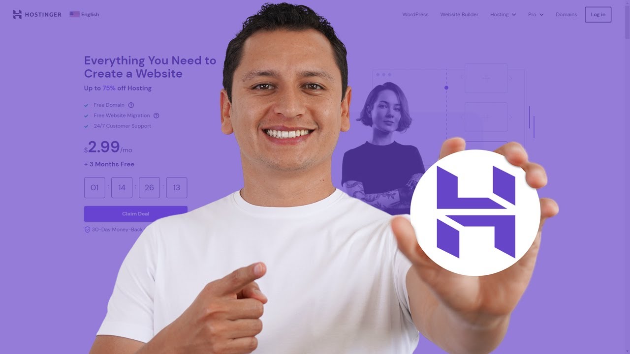 C&oacute;mo Comprar un Hosting y Dominio en HOSTINGER con Descuento 🔥