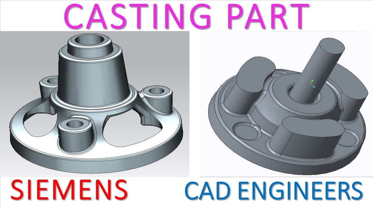8. Casting Part ( Unite / Subtract ) in Siemens NX 10.