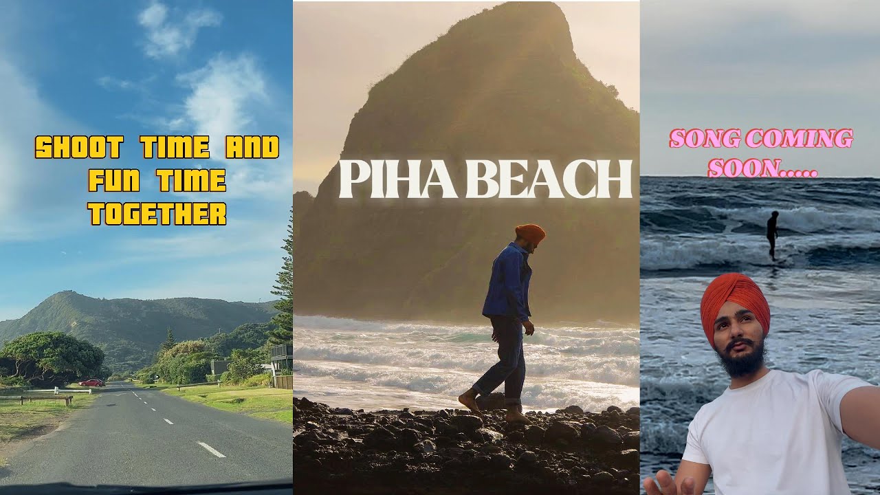 VIDEO SHOOT 🎥 DONE ❕DANGEROUS ⛔️BEACH OF AUCKLAND | PIHA BEACH | ROAD MAP OF PIHA ✅ ECHOES