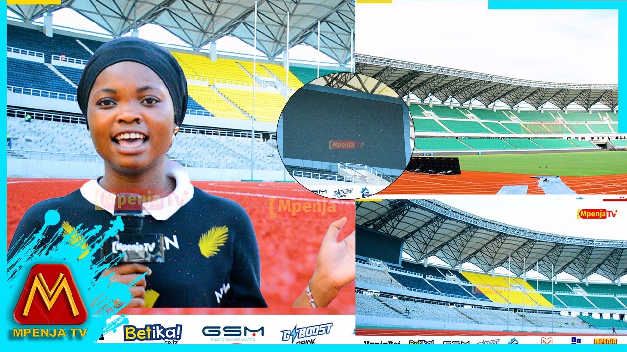 HALI YA UWANJA WA BENJAMIN MKAPA HIVI SASA/VITI VIPYAA! VYAWEKA/MAFUNDI WAPIGA KAZI YA KIBABE