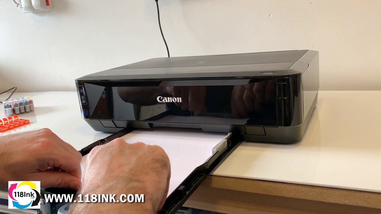 How to insert your Paper in a Canon  iP7250 Printer