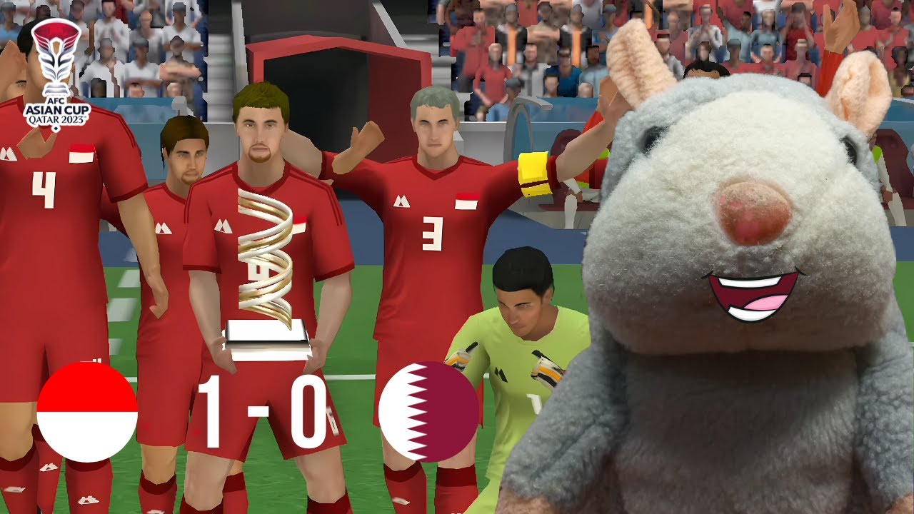 FOOTBALL LEAGUE 2025 [ASIAN CUP] INDONESIA VS QATAR