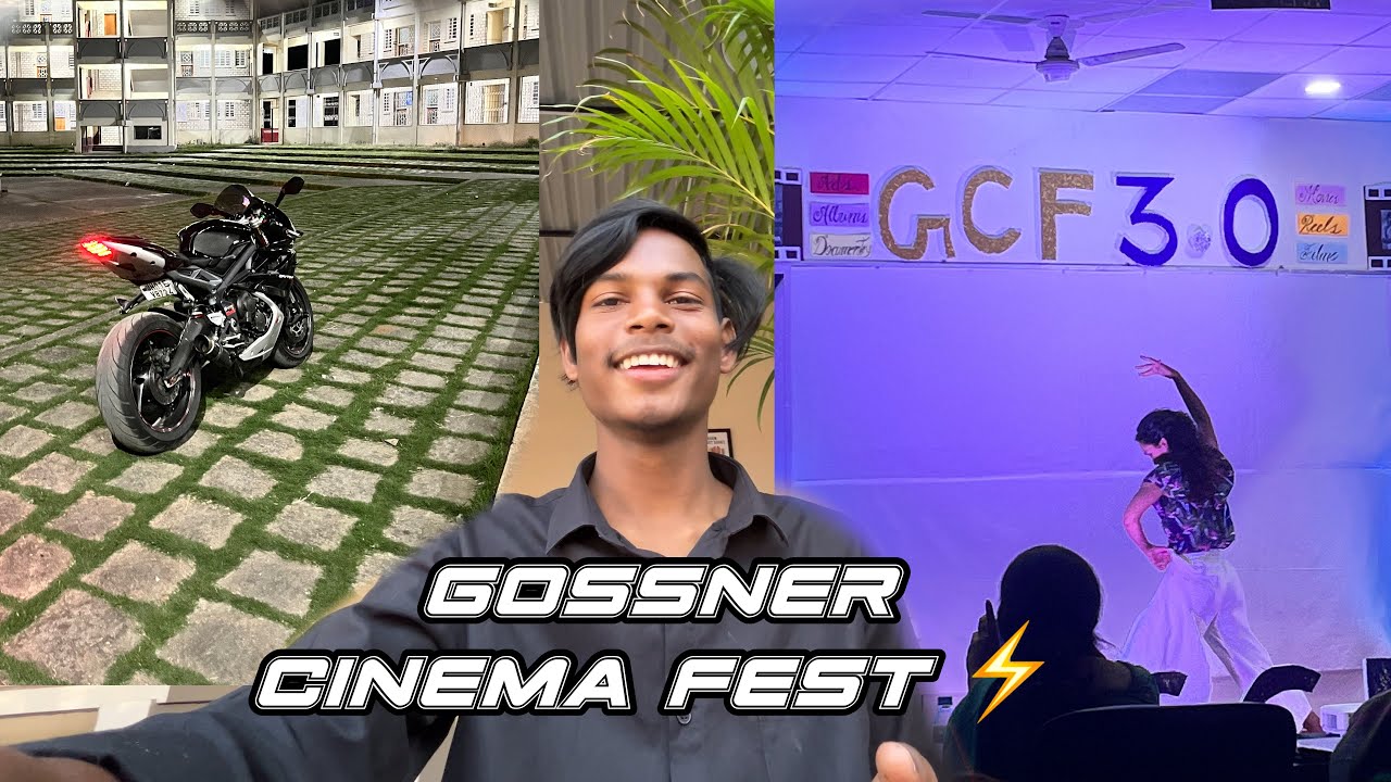 Gossner cine Fest ⚡️  GCF 3.0 || Gossner college vlog ❤️