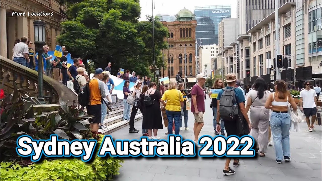 Australia Sydney City March 2022 Walking Tour - Autumn in Sydney