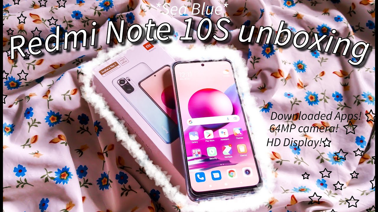 *XIAOMI* REDMI NOTE 10S UNBOXING | set up, accessories, + more!