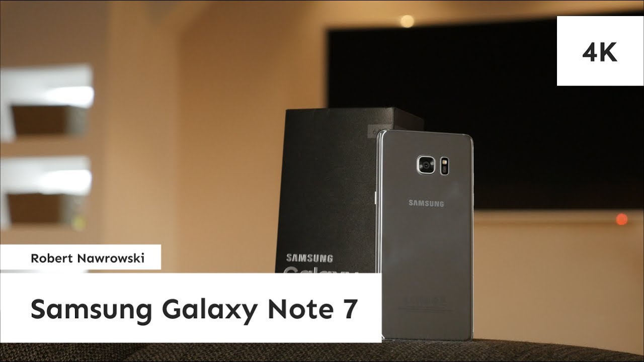 Samsung Galaxy Note 7 Rozpakowanie i konfiguracja | Robert Nawrowski