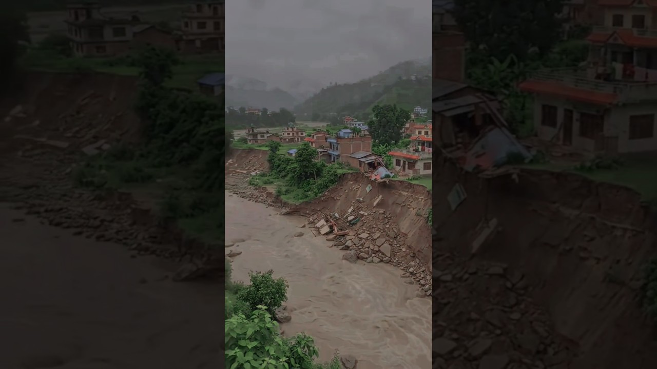 Nepal me Aayi Baadh Ka Video 🙏🥹🥹#new#viral #trending #trendingshorts #ytshorts