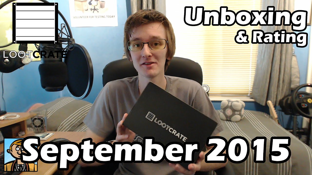 September 2015 Unboxing - Loot Crate Review & Rating
