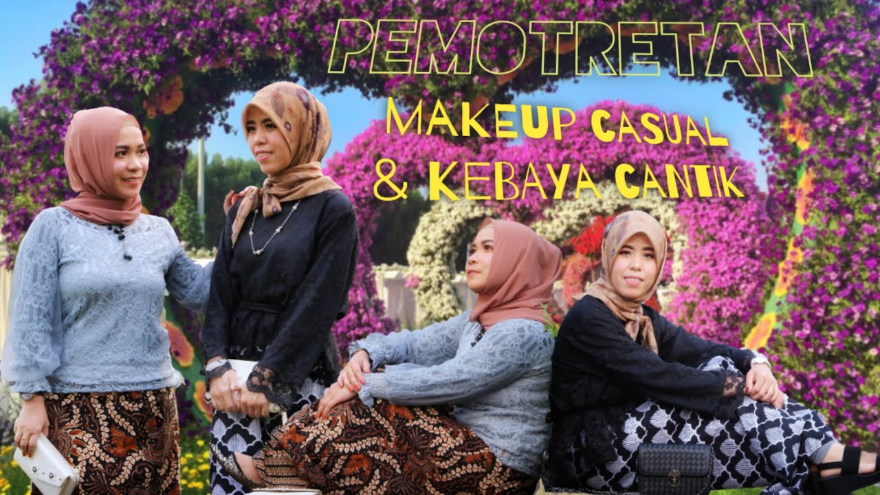 PEMOTRETAN DENGAN KEBAYA MODERN DAN MAKEUP CASUAL CANTIK part5