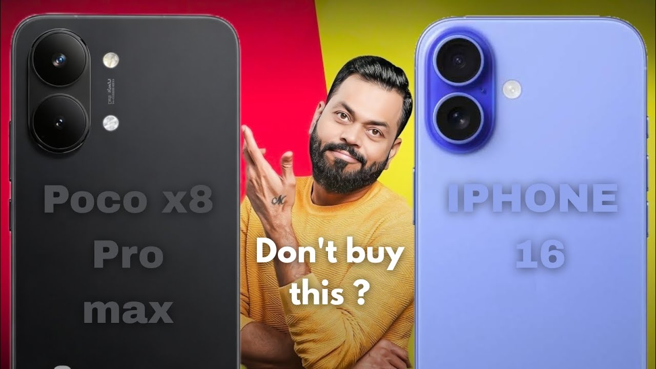 Poco X8 Pro Max vs iPhone 16 ⚡ Flagship Killer vs iOS Power & Camera Battle 2026
