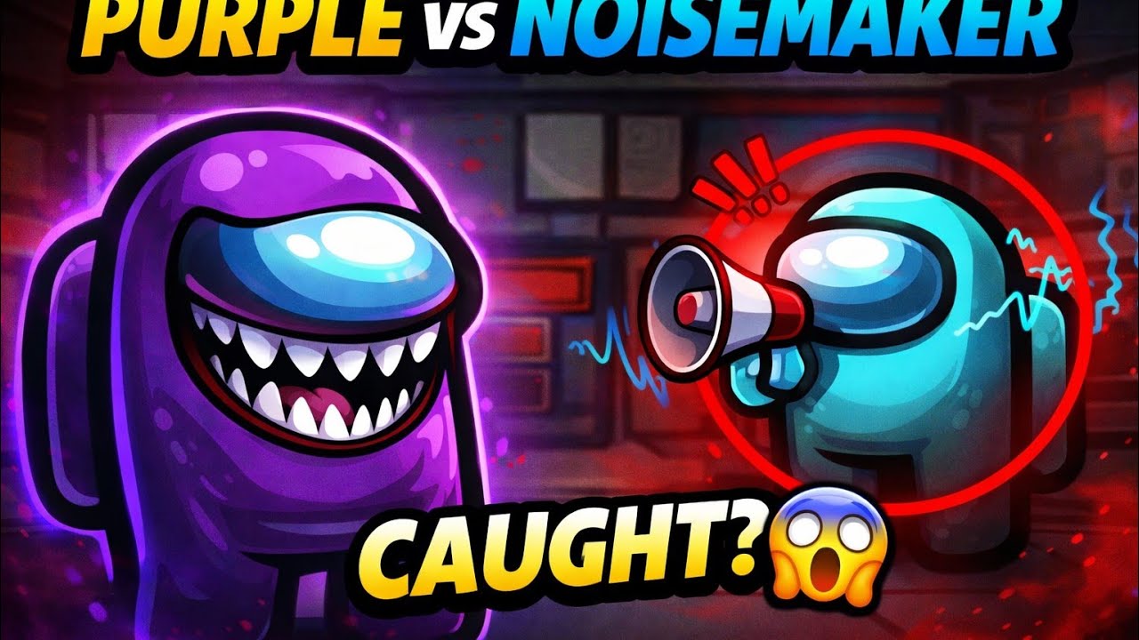 Purple Shapeshifter vs Noisemaker 😈 | Among Us @thesathgaming 