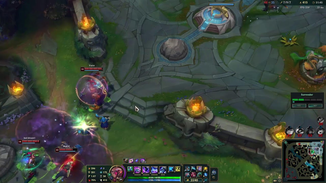 He protecc, he attacc, he stacc - Crit nasus, GM push