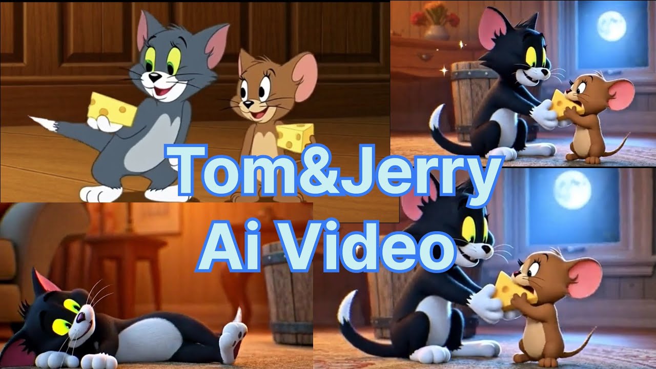 Cartoon Ai video 💯 (Tom& Jerry😺🐭) #trending #ai #film #cartoon #edit #tomandjerry 