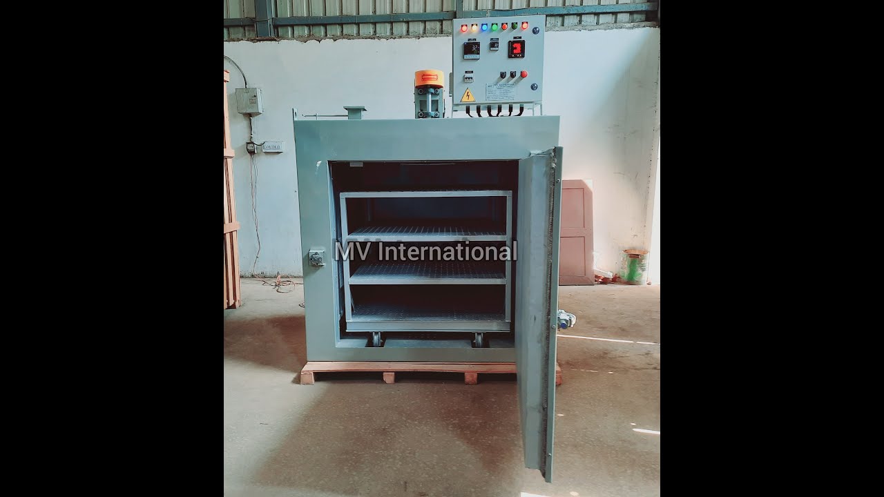 Drying Oven, Size 1200 H x 1200 W x 1200 L, with Tray Type Trolley. Fully Digitally Controlled PID.