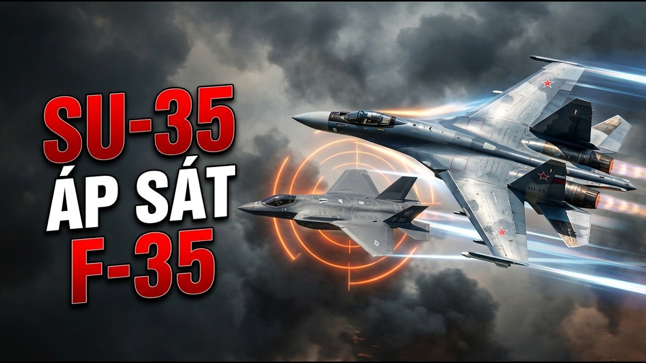 Su-35 áp sát F-35 Khi tàng hình không còn là lợi thế  - VKQS Team