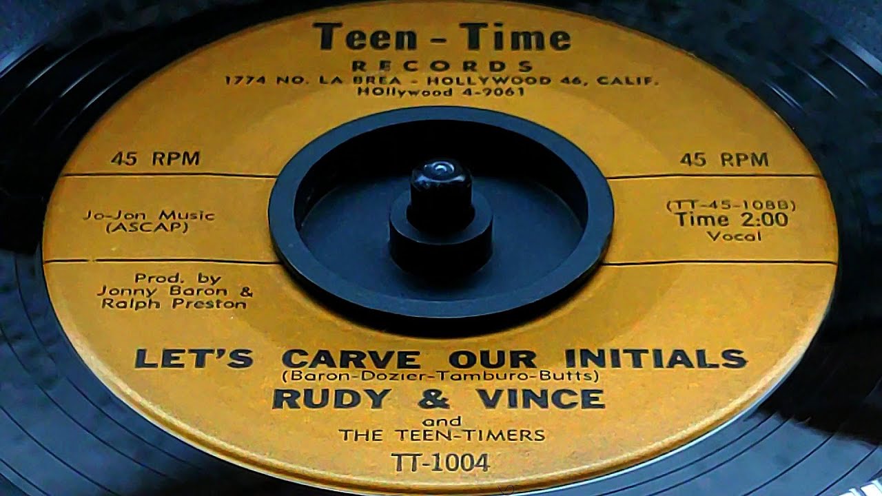 Rudy & Vince - Let's Carve Our Initials (1962) HD