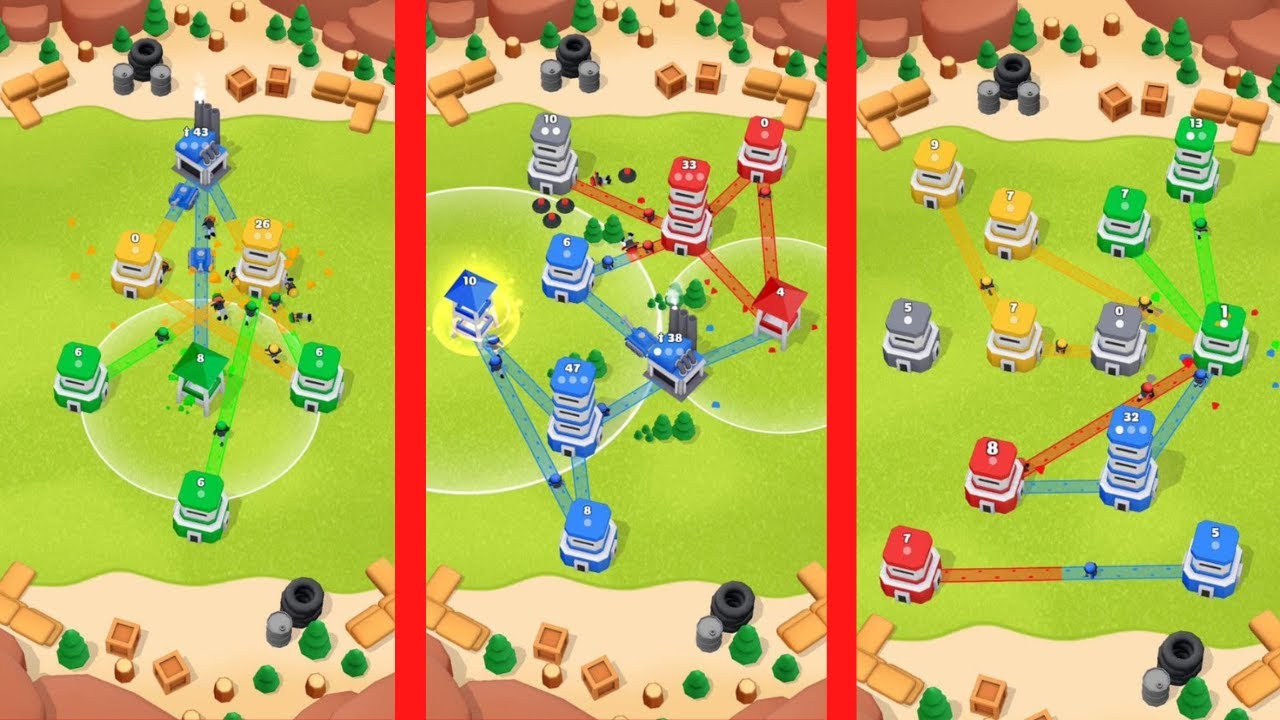 Tower War All Levels Gameplay Android, iOS Game Level #413 - #440