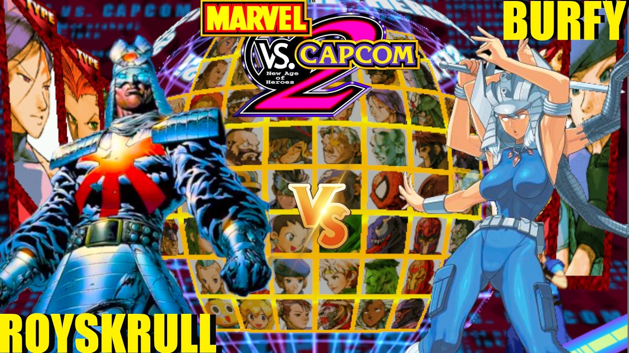 Marvel vs Capcom 2: ROYSKRULL vs BURFY