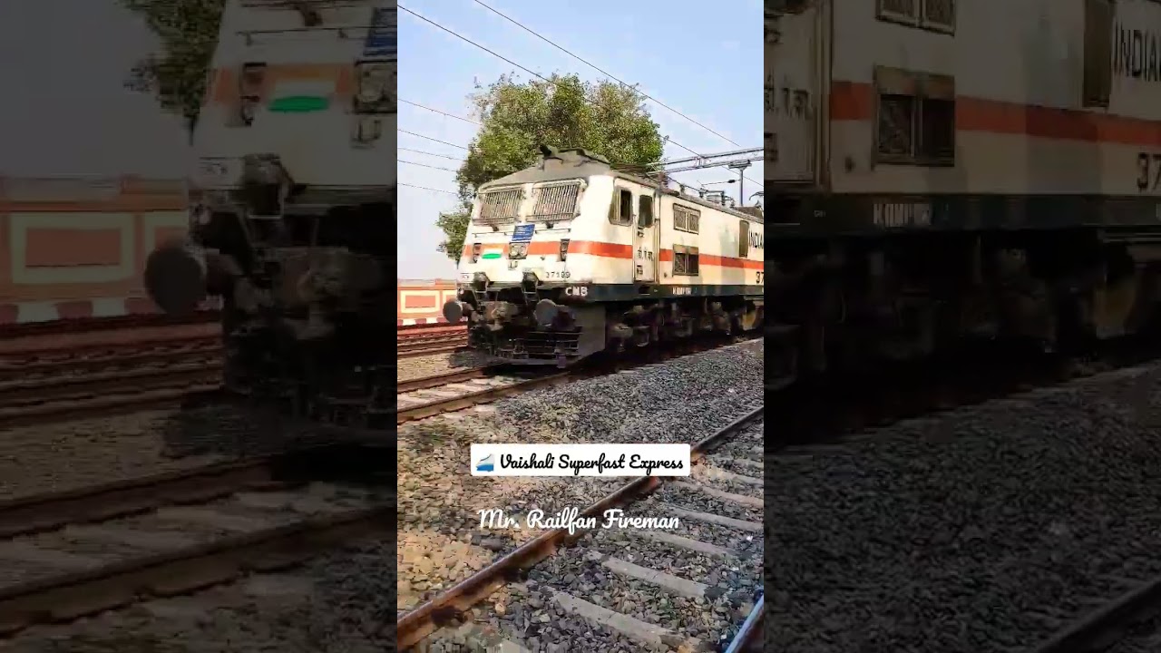 Vaishali Superfast Express #shorts #viral #trending #indianrailways