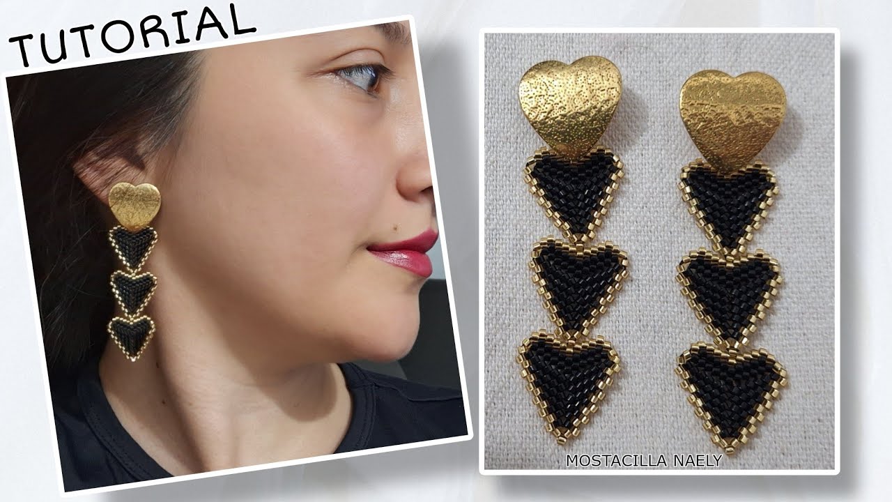 ARETES CORAZONES MIYUKI / TUTORIAL