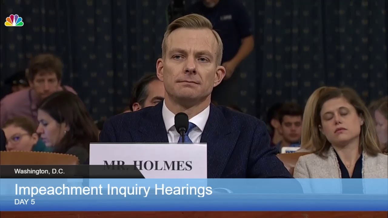 Watch Live: Impeachment Hearings Day 5